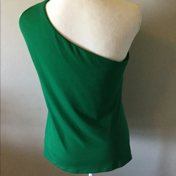 Michael kors one shoulder green top - Picture 3 of 4